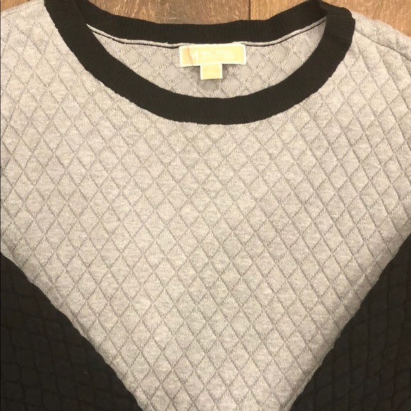 Michael Kors Quilted Gray Long Sleeve Size S - Picture 3 of 6